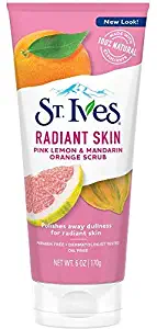 St. Ives Radiant Skin Pink Lemon and Mandarin Orange Face Scrub 6 oz (Pack of 2)
