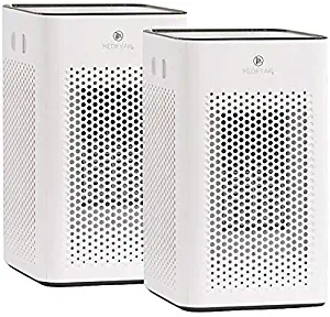 Medify MA-25 (White) Medical Grade Filtration H13 True HEPA for 500 Sq. Ft. Air Purifier | Dual Air Intake | Two '3-in-1' Filters | 99.97% Removal in a Modern Design - 2-Pack White