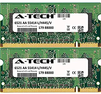 4GB KIT (2 x 2GB) for Dell Latitude Series 5400 5500 6400 6500 ATG E6400 D830 E5400 E5500 E6400 E6400 ATG E6400 XFR E6500. SO-DIMM DDR2 Non-ECC PC2-6400 800MHz RAM Memory. Genuine A-Tech Brand.