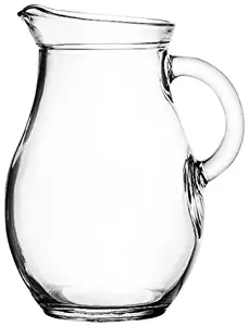 AMAZING CHILD Small Glass Pitcher 18 ounces - 6" High. Child Sized.