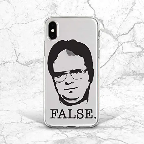 TV Show False Quote Pattern Back Cover Case For Phone iPhone 5 5s SE 6 6s 7 8 Plus X Xs Max XR 11 Pro 2020