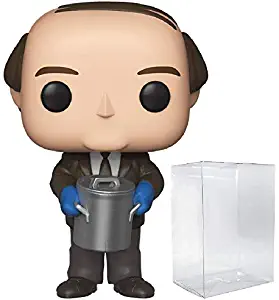 Funko TV: The Office - Kevin Malone with Chili Pop! Vinyl Figure (Includes Compatible Pop Box Protector Case)