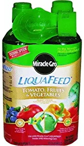 Miracle Gro 1004402 16 Oz LiquaFeed Tomato Fruit & Vegetable Plant Food 2 Count